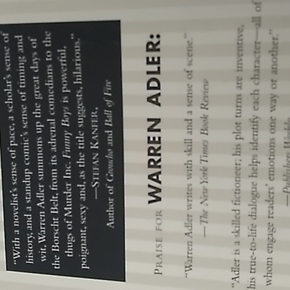 (5/$10) Funny Boys Hardcover Novel - Picture 2 of 3